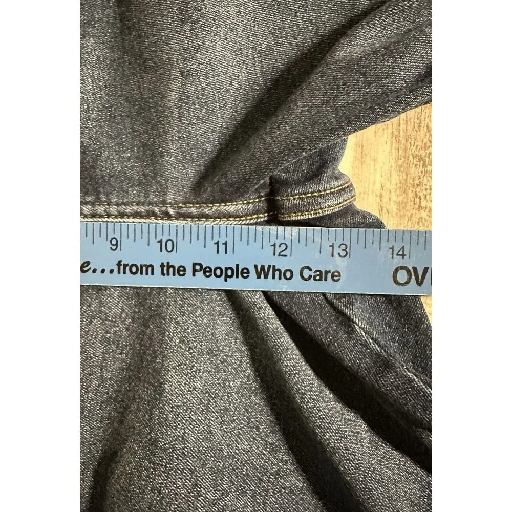 Free People We The Free Raw Hem High Rise Jegging Size 31 Dark Wash Skinny‎